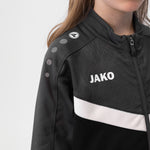 Jako Polyesterjacke Iconic schwarz anthrazit
