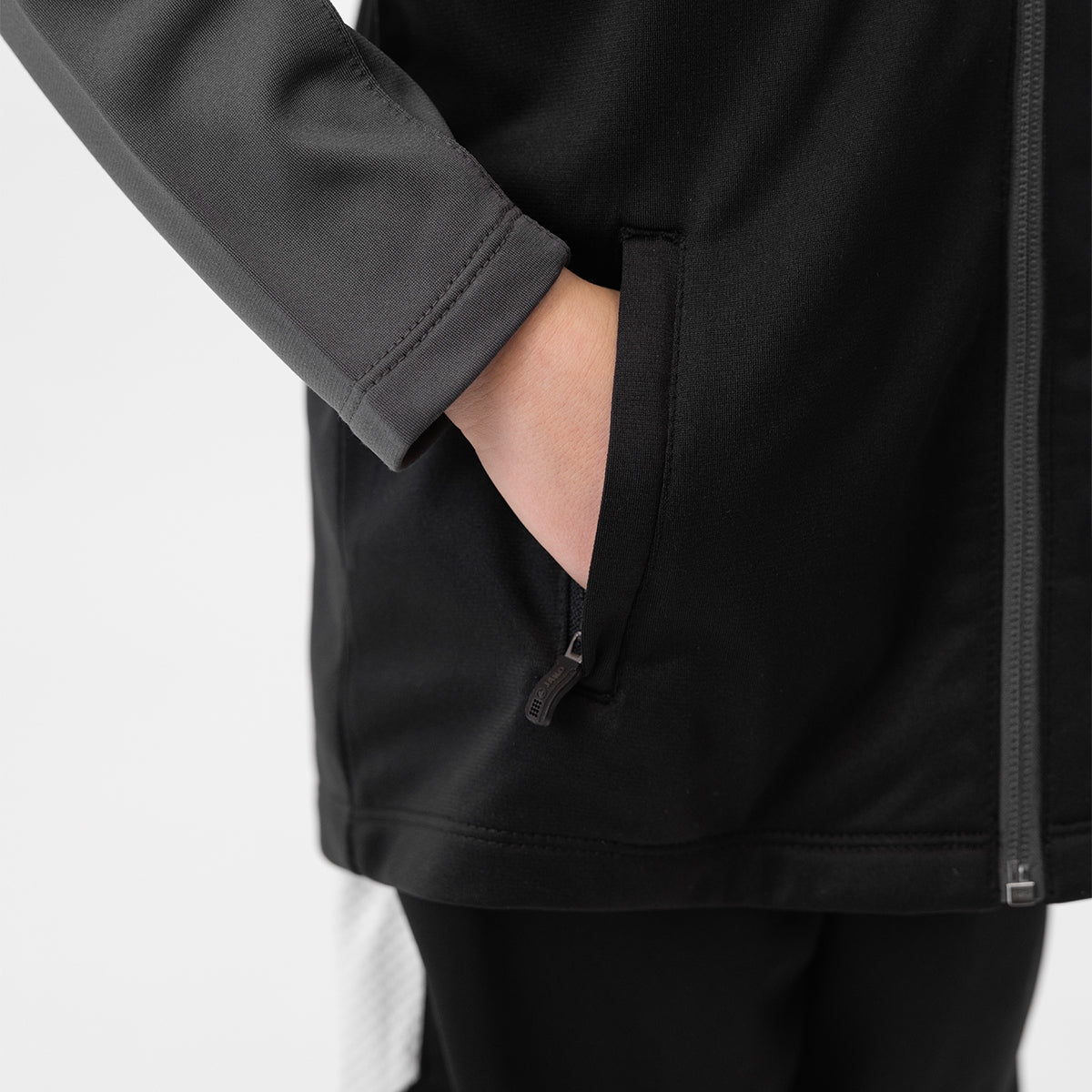 Jako Polyesterjacke Iconic schwarz anthrazit