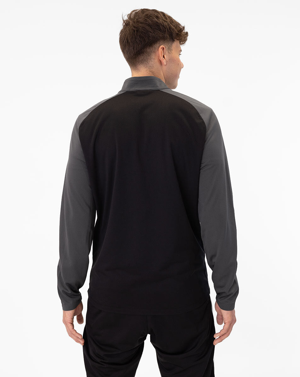 Jako Polyesterjacke Iconic schwarz anthrazit