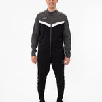 Jako Polyesterjacke Iconic schwarz anthrazit
