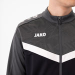 Jako Polyesterjacke Iconic schwarz anthrazit