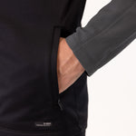 Jako Polyesterjacke Iconic schwarz anthrazit