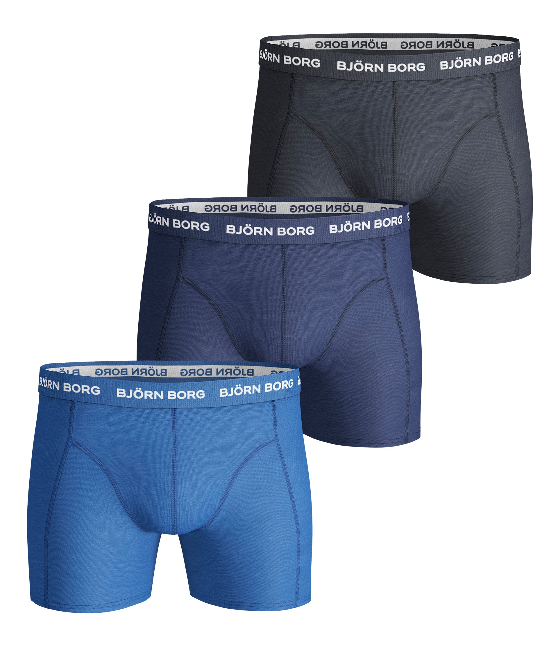 Björn Borg Essential Boxer 3-Pack blue