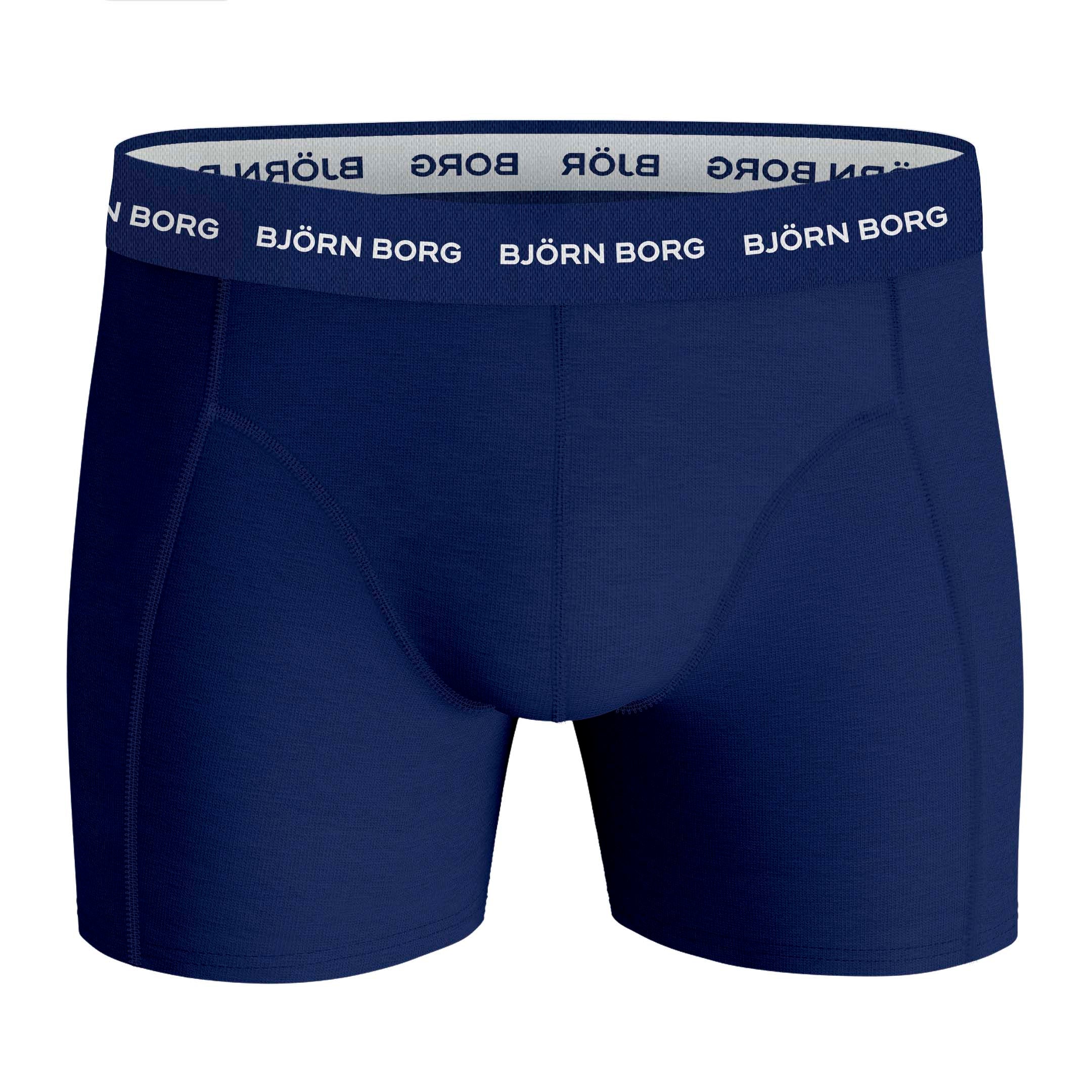 Björn Borg Essential Boxer 5-Pack Black/White/Blue/Red/Navy Blue