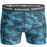 Björn Borg Essential Boxer 3-Pack print/navy blue