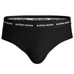 Björn Borg Solid Essential Briefs 3-Pack black