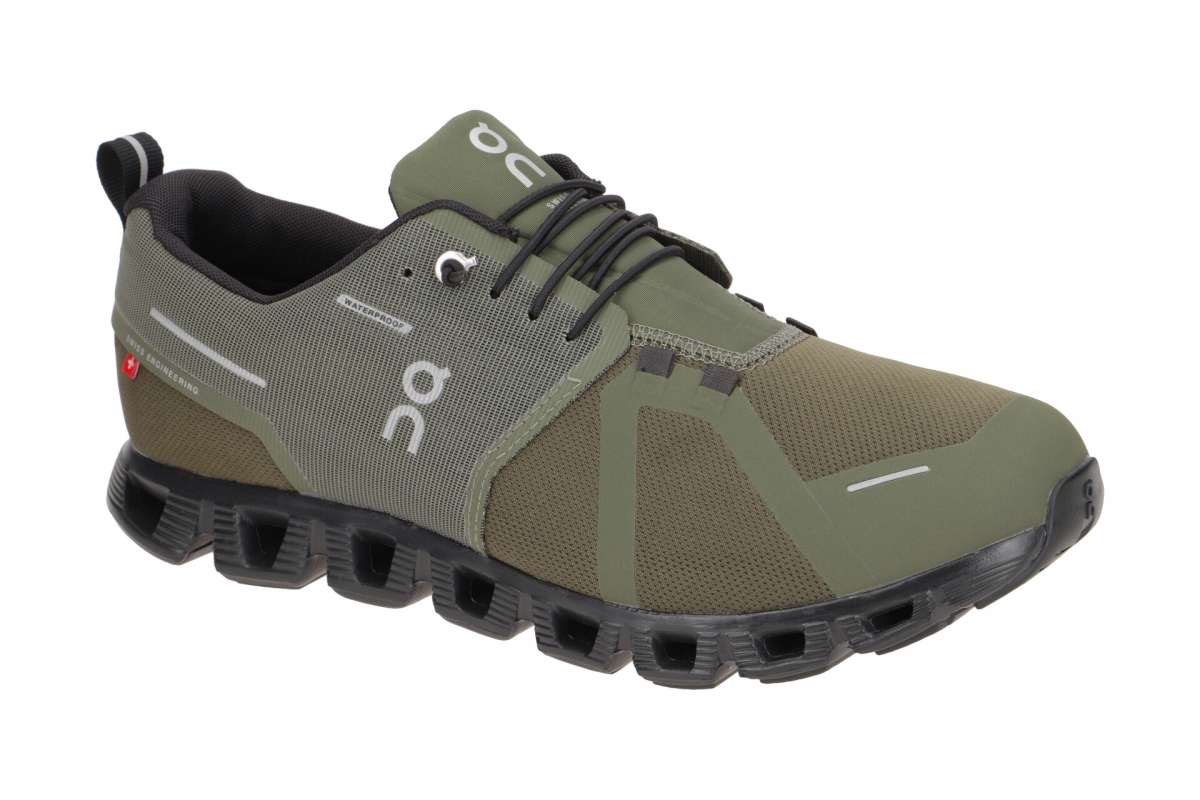 On Cloud 5 waterproof olive black