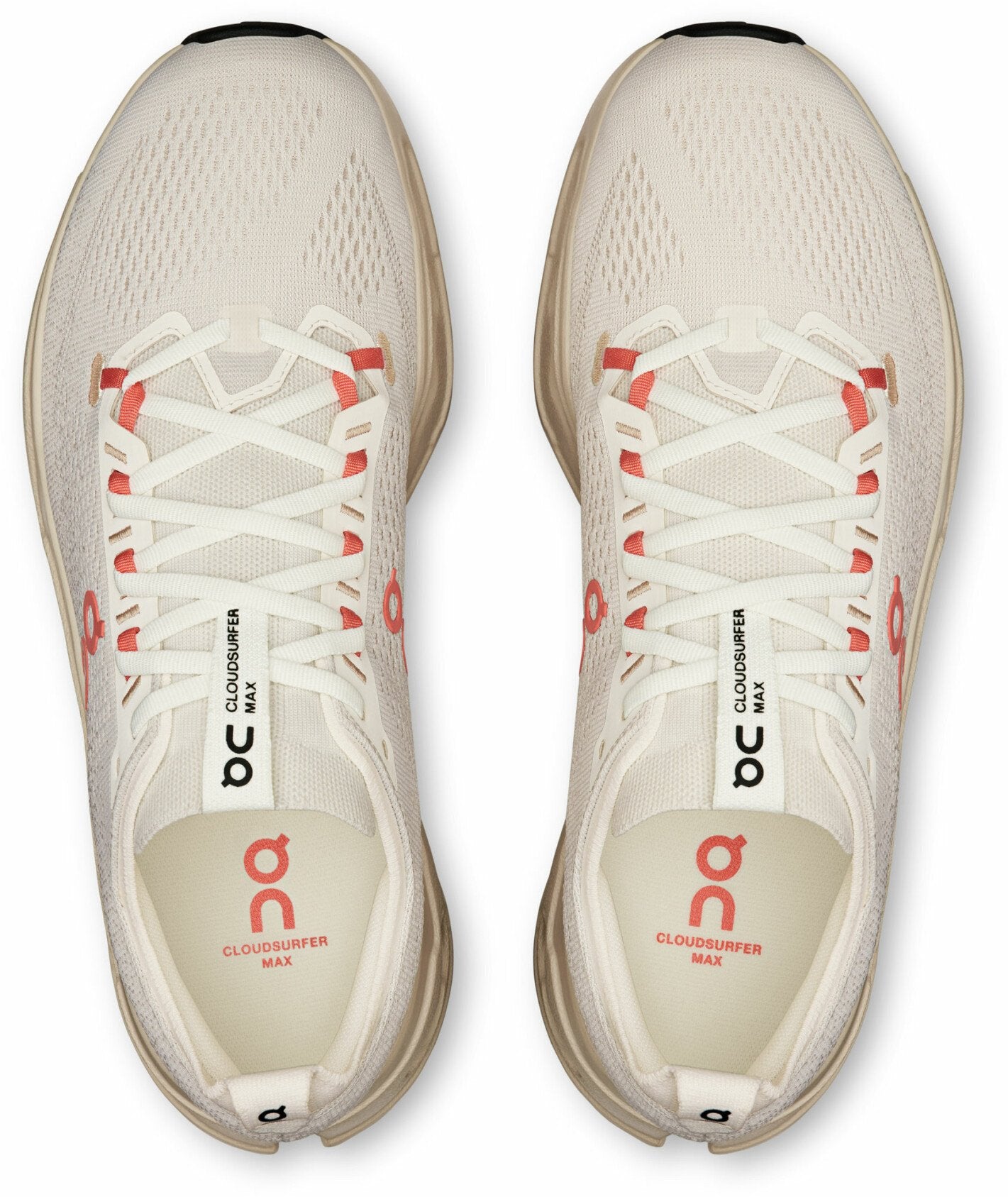 On Cloudsurfer Max 1 W ivory-salmon