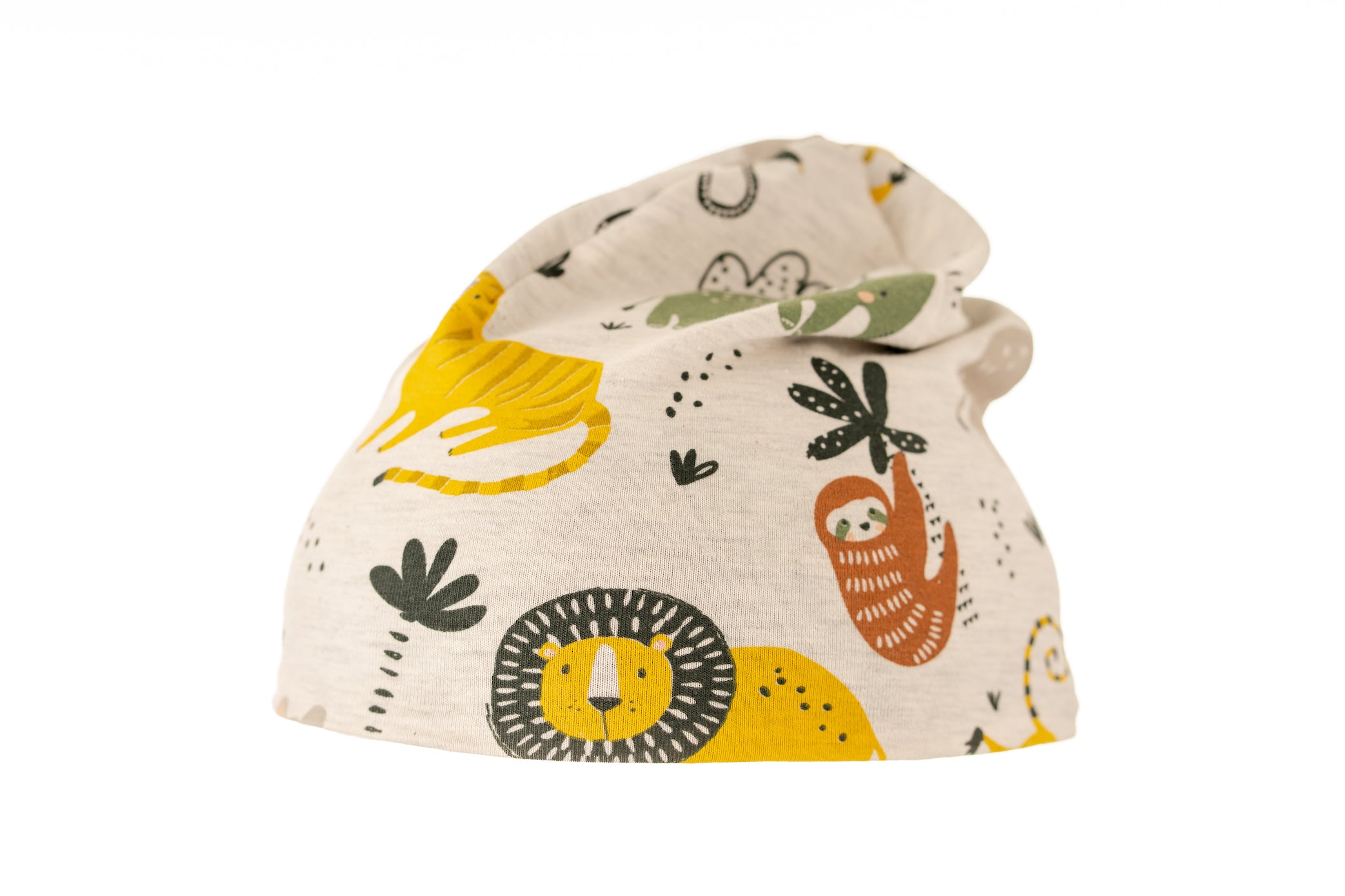 Happy Beanie Zoomaniac nature/grau meliert