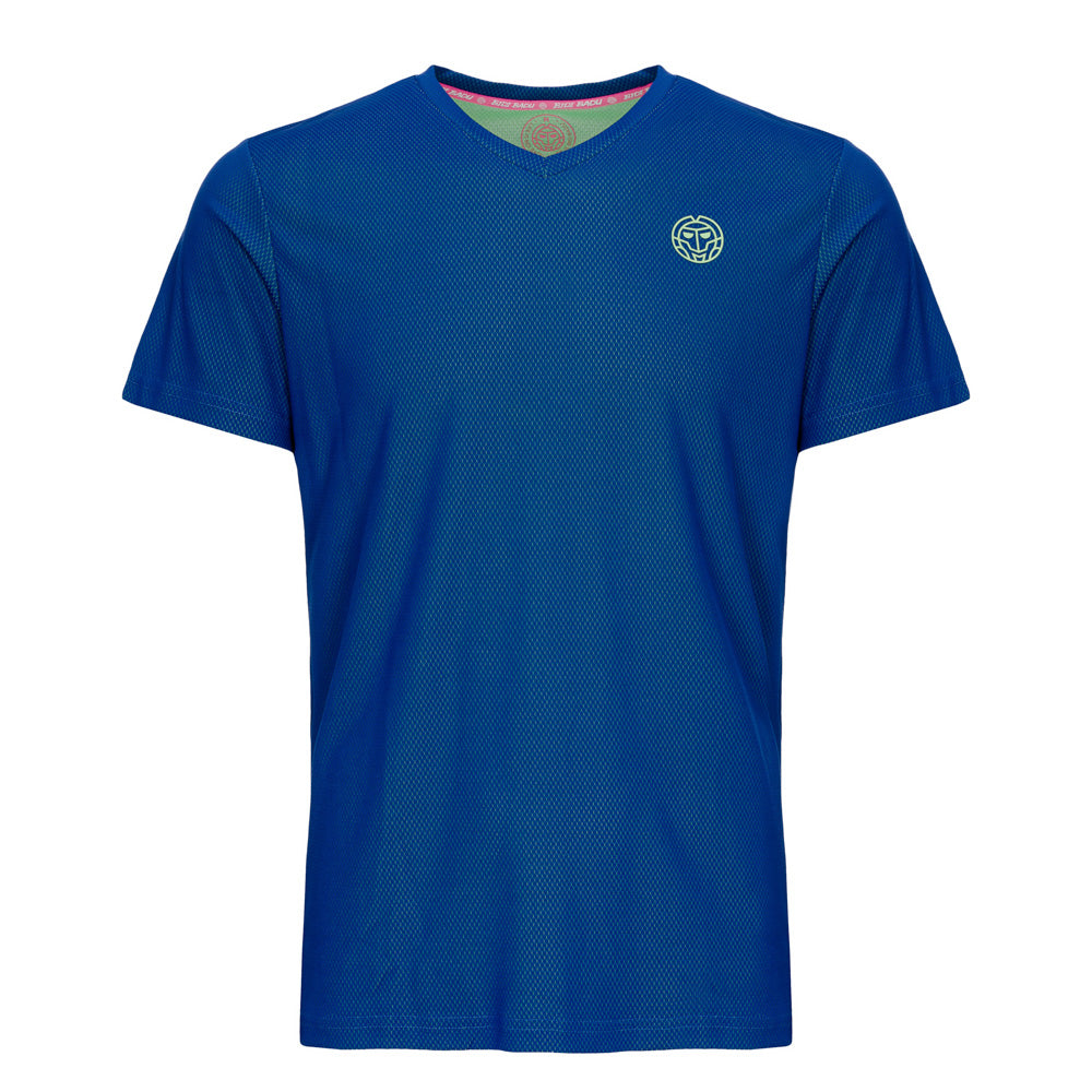 Bidi Badu Evin Tech Round-Neck Tee jun. blue-neon green