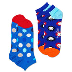Happy Socks 2-Pack Big Dot Low