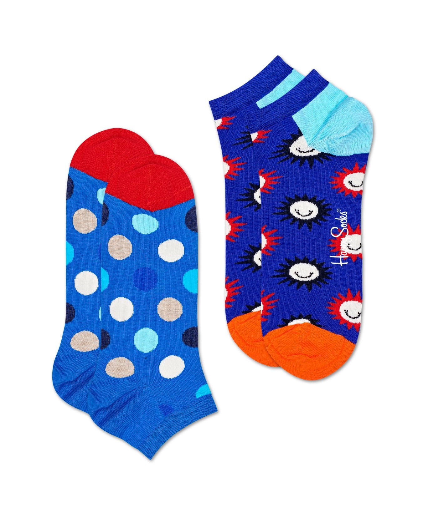 Happy Socks 2-Pack Big Dot Low
