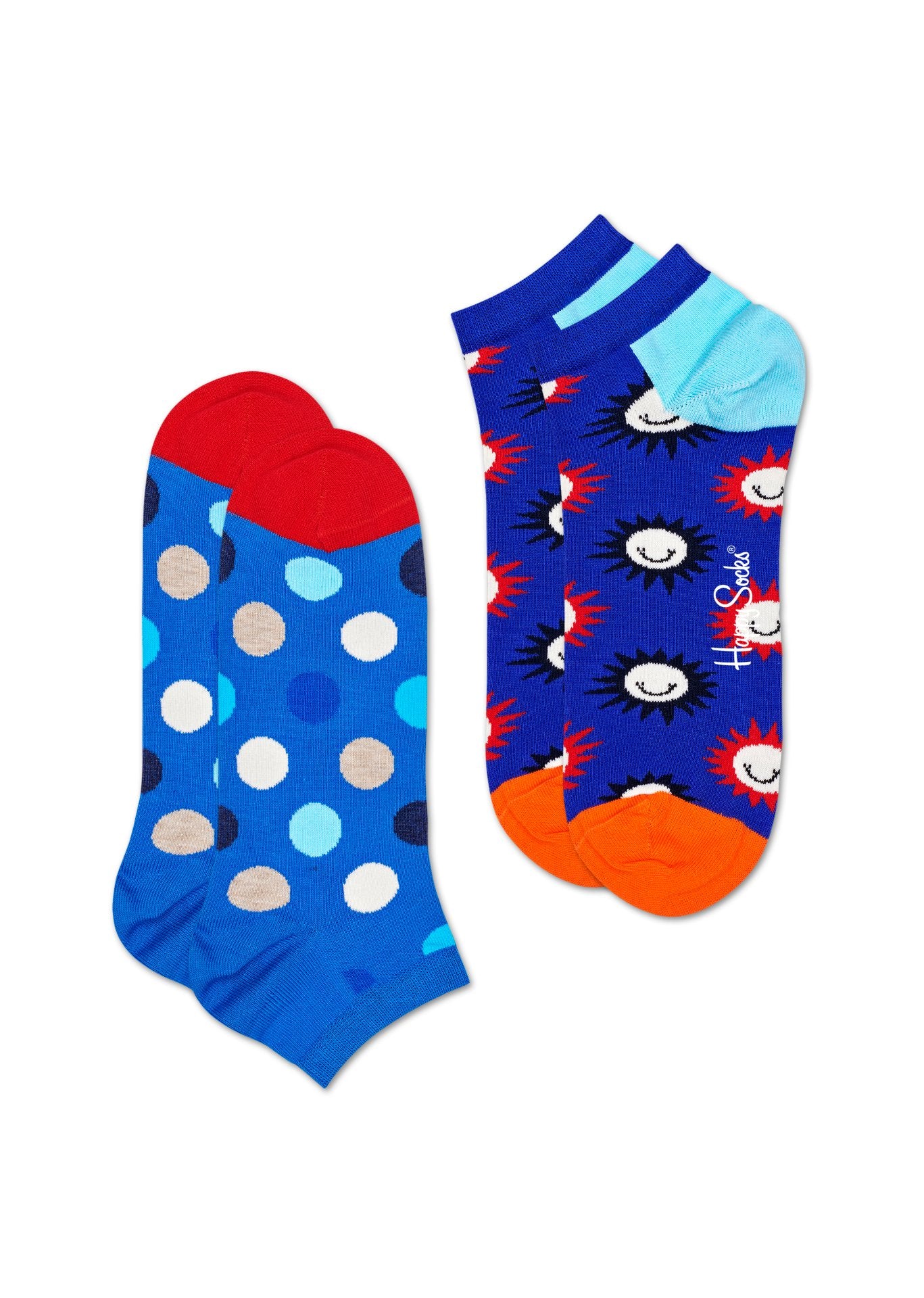Happy Socks 2-Pack Big Dot Low