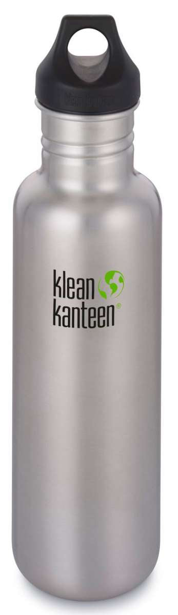 Klean Kanteen Edelstahl Trinkflasche Classic 800 ml Loop Cap