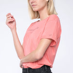 Erdbär Stand for values T-Shirt peach
