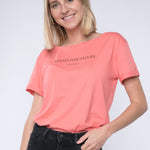 Erdbär Stand for values T-Shirt peach
