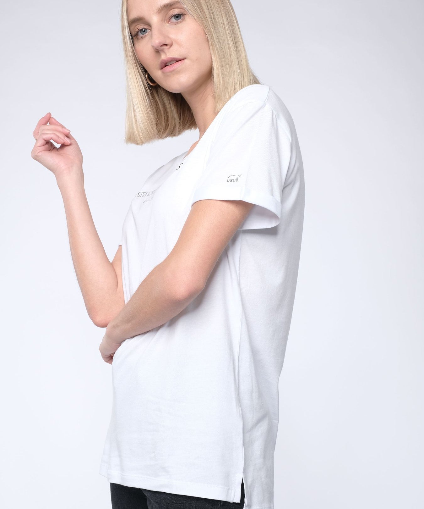 Erdbär Stand for values T-Shirt white