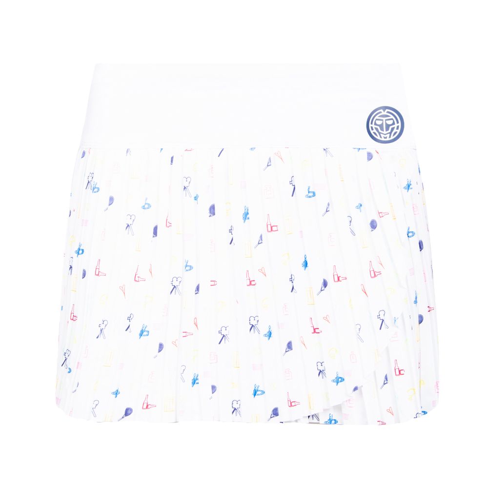 Bidi Badu Asali Tech Plissee Skort jun. white/mixed