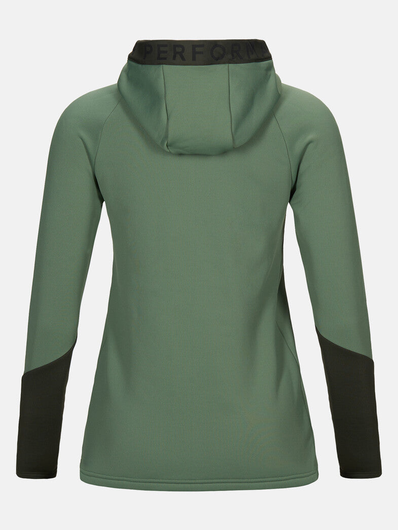 Peak Performance Rider Zip Hoodie wmn green