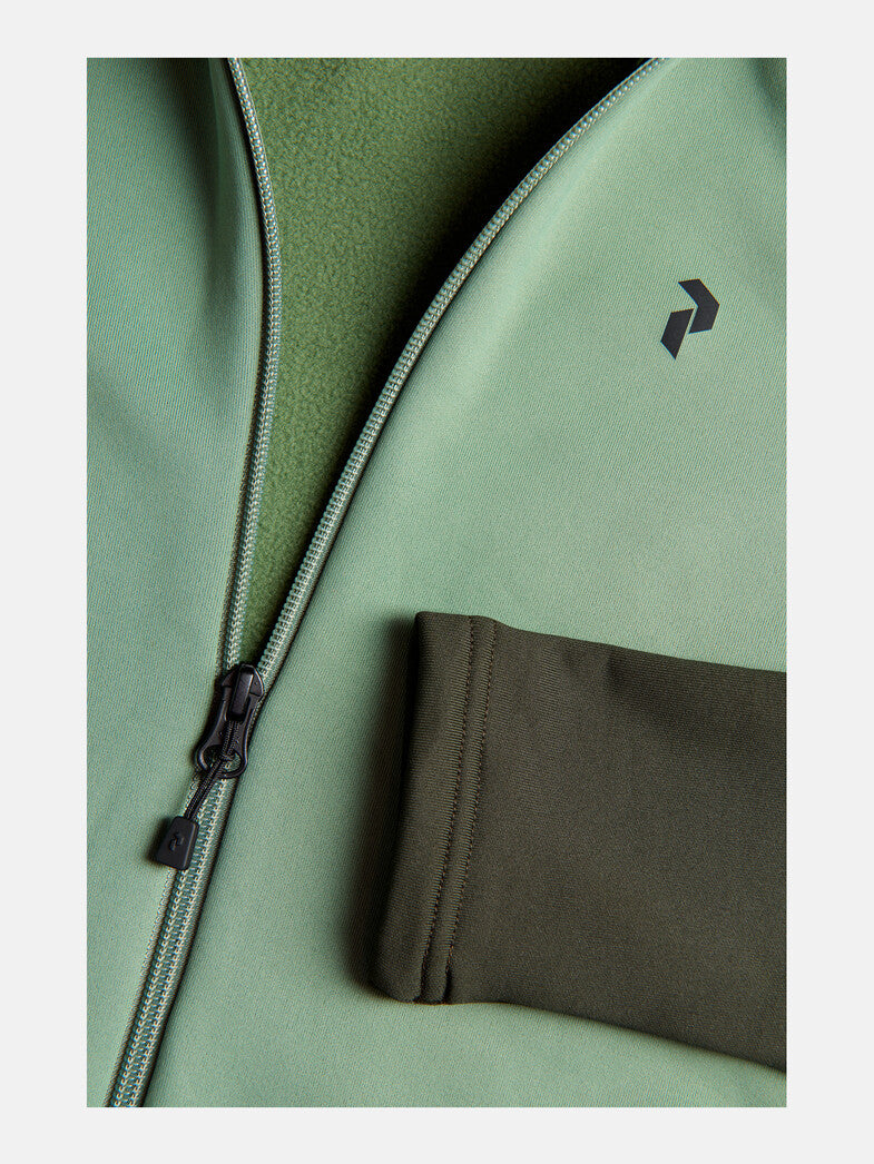 Peak Performance Rider Zip Hoodie wmn green