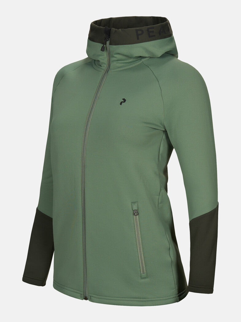 Peak Performance Rider Zip Hoodie wmn green