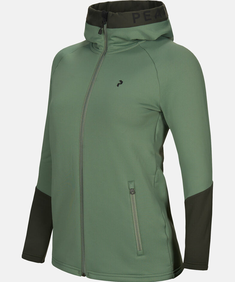 Peak Performance Rider Zip Hoodie wmn green