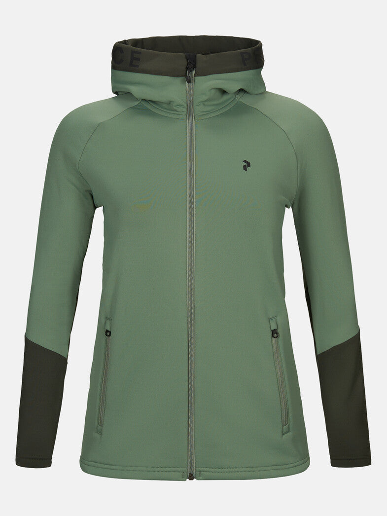 Peak Performance Rider Zip Hoodie wmn green