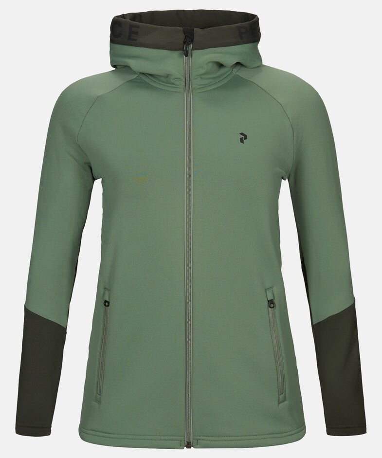 Peak Performance Rider Zip Hoodie wmn green