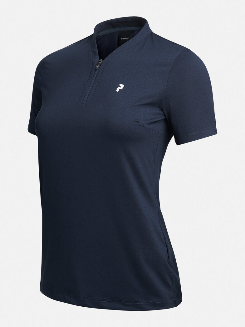 Peak Performance Zip Polo T-Shirt WS, blue