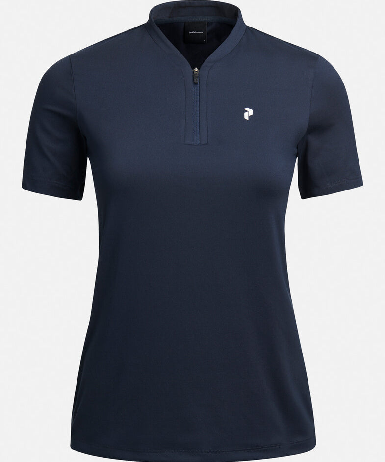 Peak Performance Zip Polo T-Shirt WS, blue
