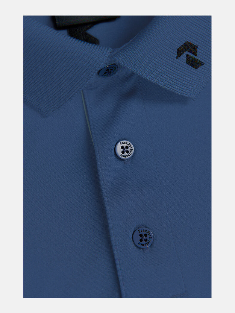 Peak Performance Player Polo stone veil