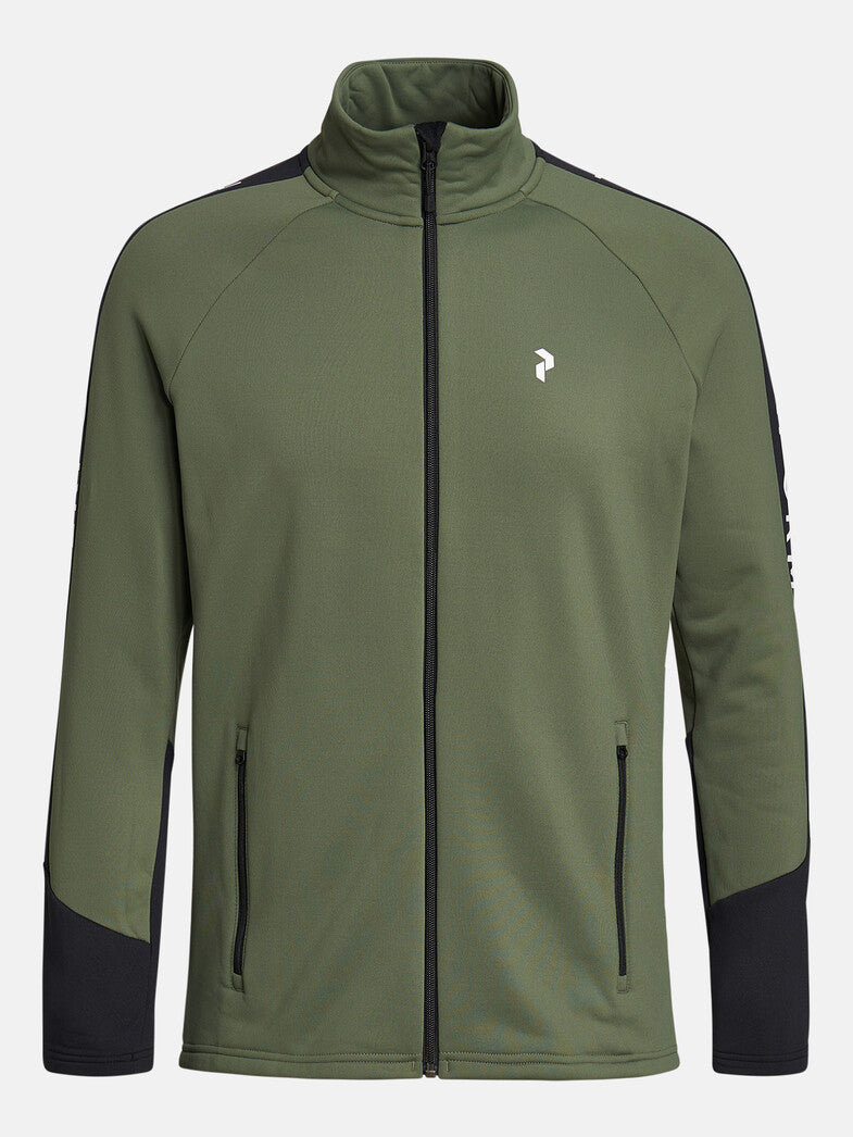 Peak Performance Rider Zip Jacke thrill green