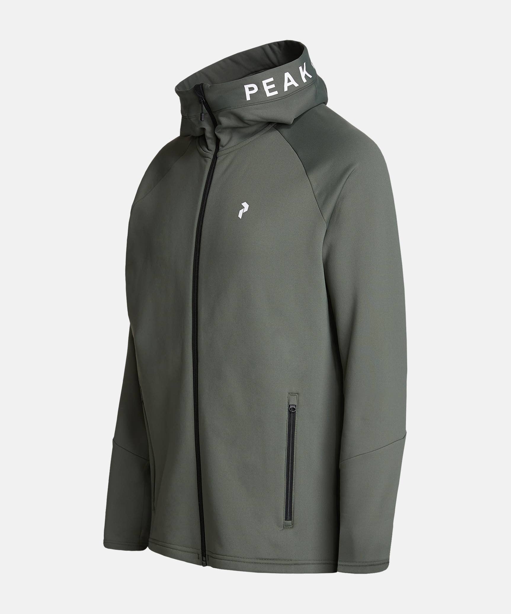 Peak Performance Rider Zip Hood pine needle
