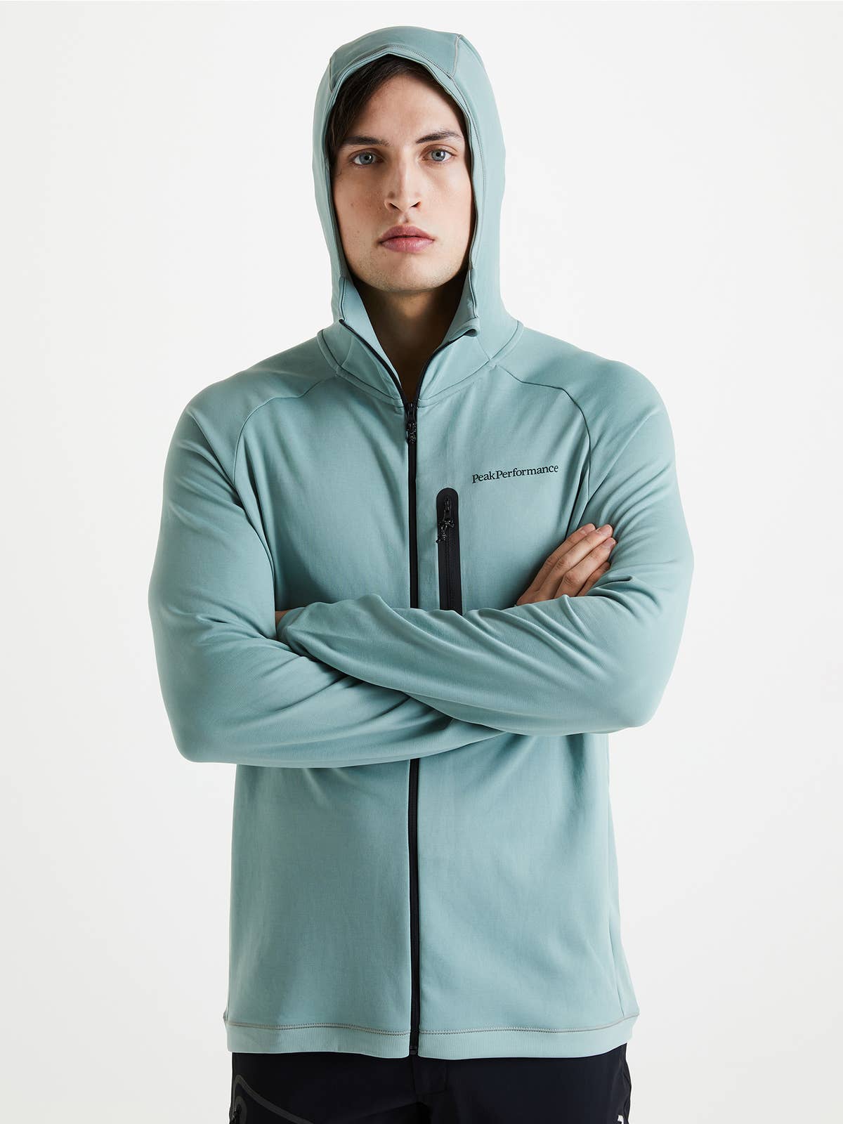 Peak Performance M Light Zip Hood ashen green