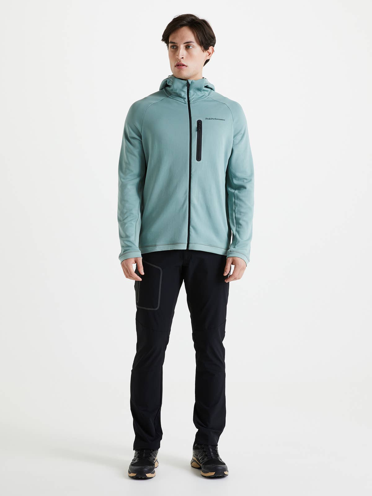 Peak Performance M Light Zip Hood ashen green