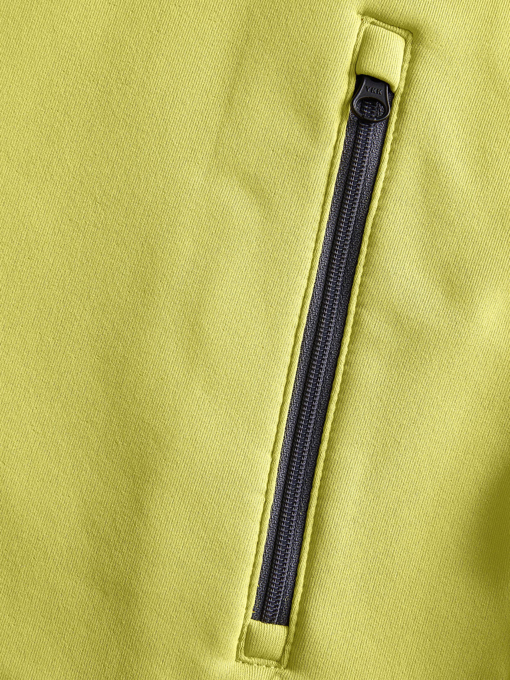 Peak Performance Rider Zip Hood wmn canary lime-quiet grey