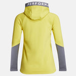Peak Performance Rider Zip Hood wmn canary lime-quiet grey
