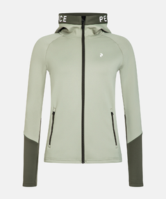 Peak Performance Rider Zip Hood wmn Limit Green-Pine Needle