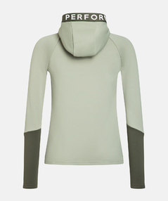 Peak Performance Rider Zip Hood wmn Limit Green-Pine Needle