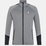 Peak Performance Rider Mid Zip Jacket Quiet-Grey-Black