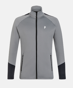 Peak Performance Rider Mid Zip Jacket Quiet-Grey-Black