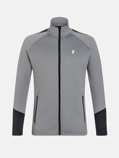 Peak Performance Rider Mid Zip Jacket Quiet-Grey-Black