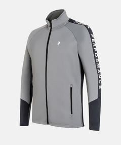 Peak Performance Rider Mid Zip Jacket Quiet-Grey-Black