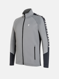 Peak Performance Rider Mid Zip Jacket Quiet-Grey-Black