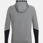 Peak Performance Rider Mid Zip Hood quiet grey-black