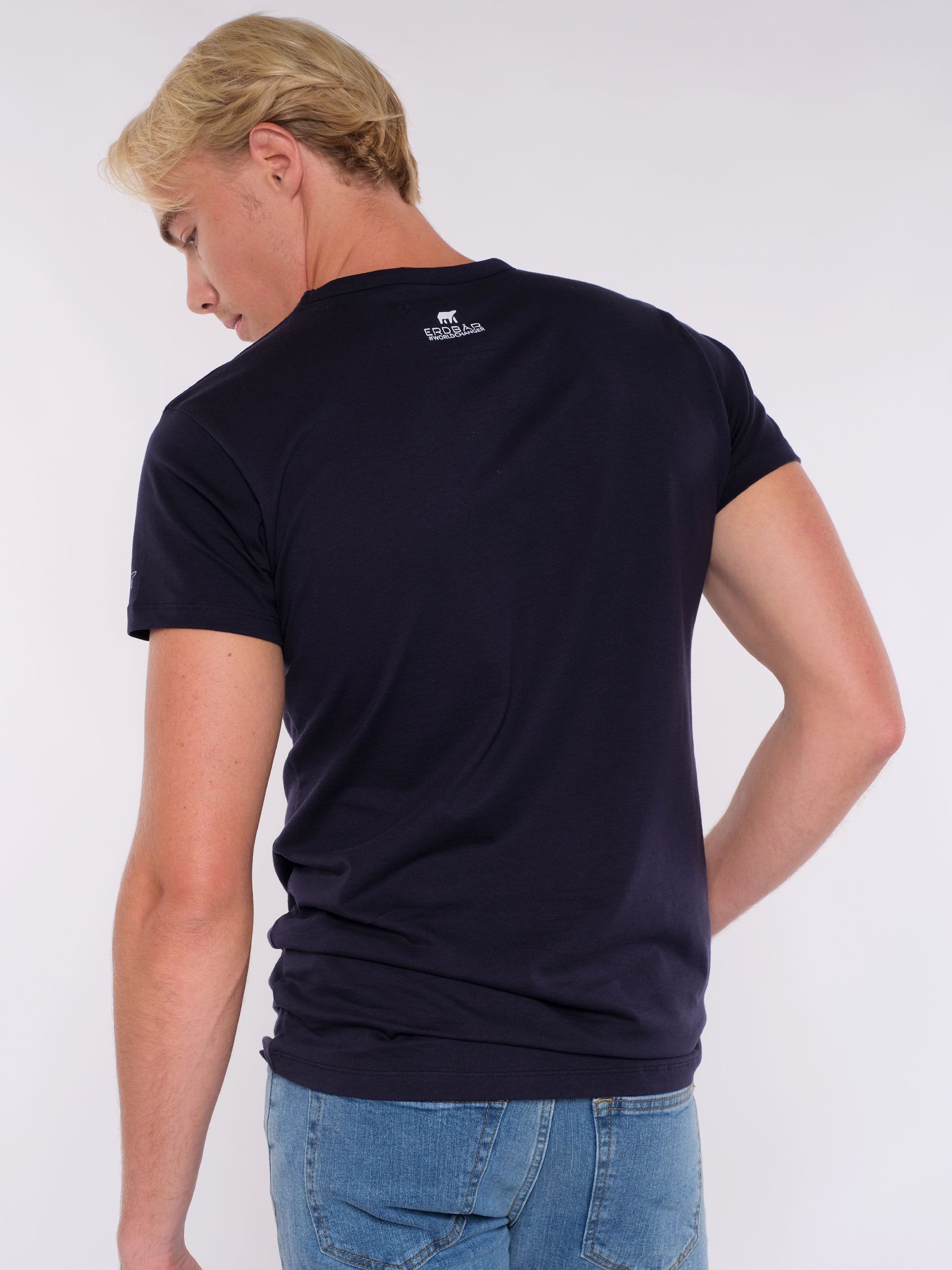 Erdbär Rundhals T-Shirt blue