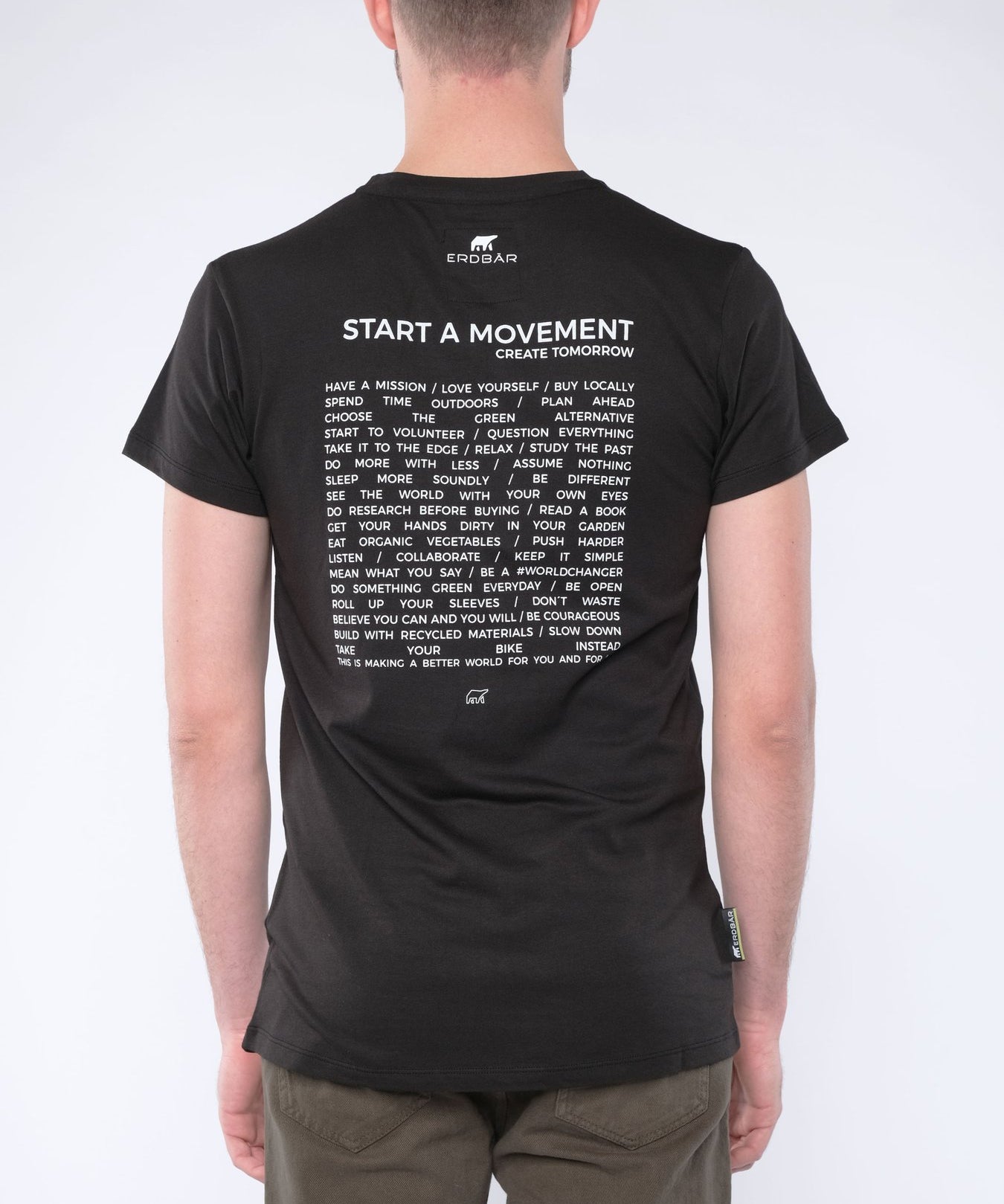 Erdbär T-Shirt start a movement black