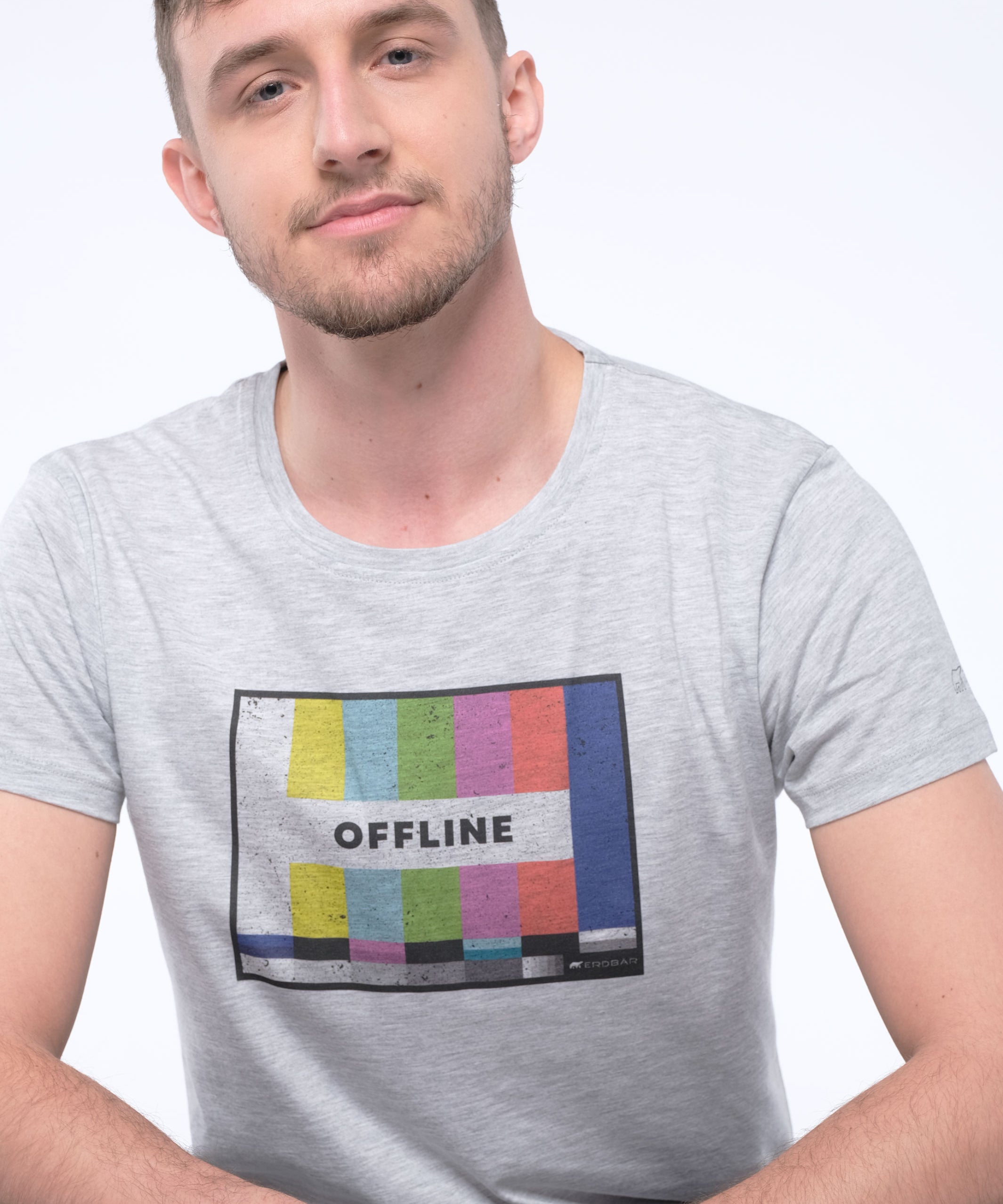 Erdbär T-Shirt Offline grey