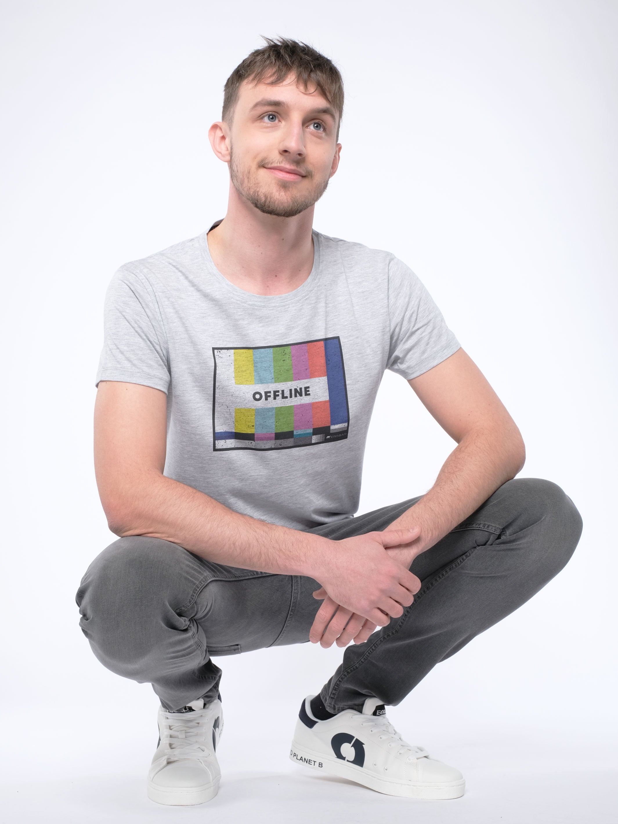 Erdbär T-Shirt Offline grey