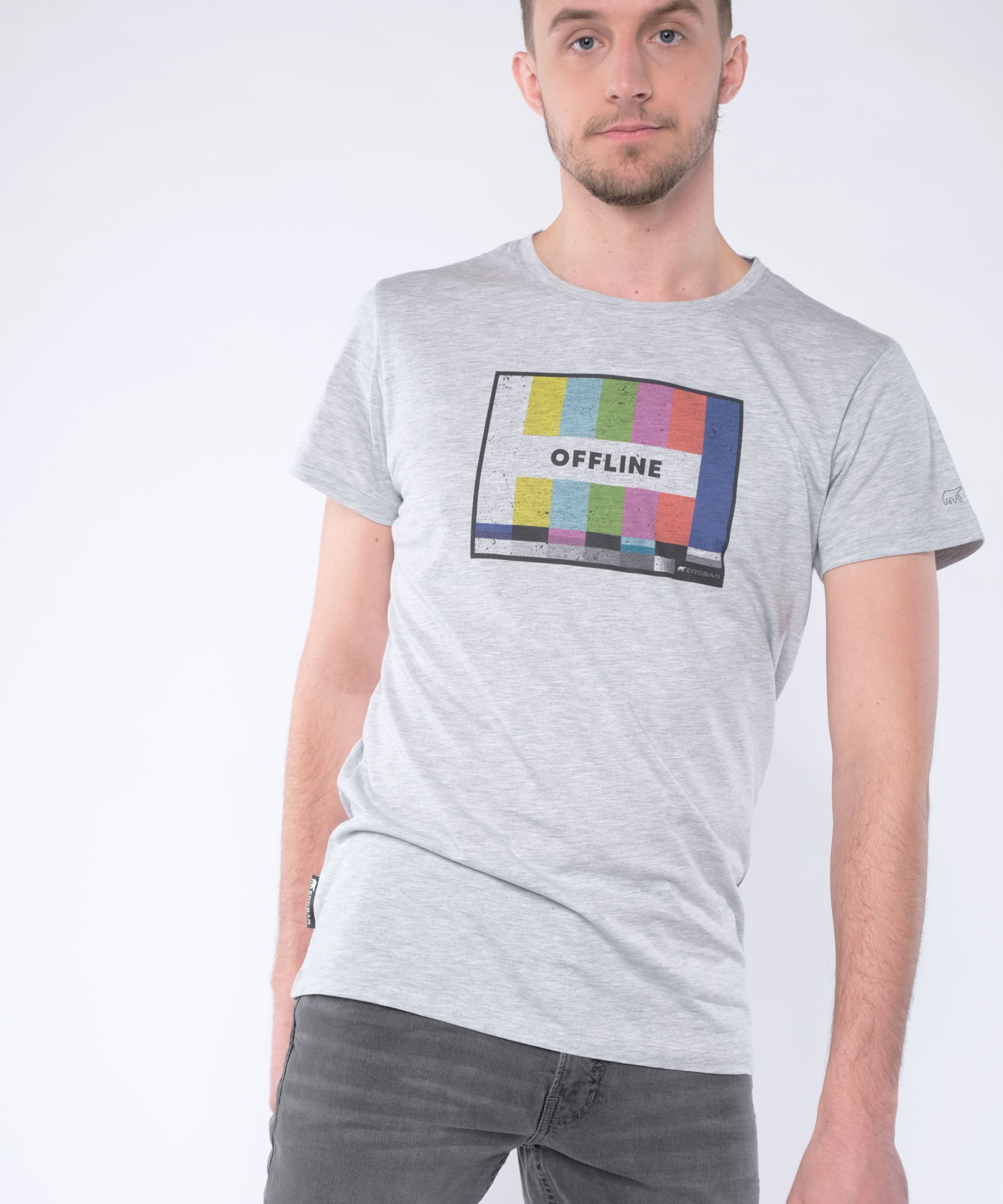 Erdbär T-Shirt Offline grey